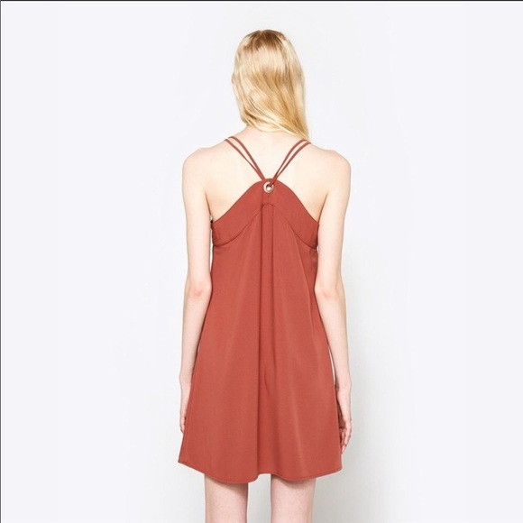 Farrow Grommet Mini Dress Small - Picture 2 of 7